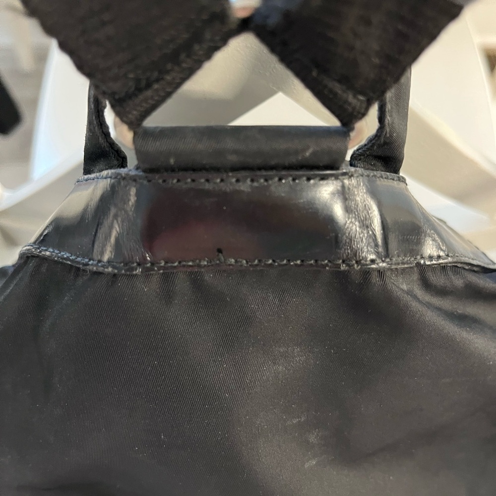 Prada Black Backpack Water-Resistant Nylon - Picture 7 of 13